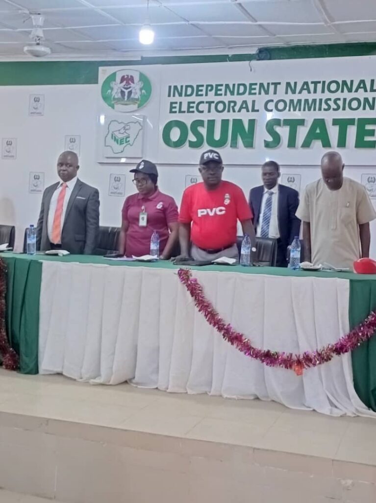2026 Osun Poll: INEC Sets December Deadline For Party Primaries