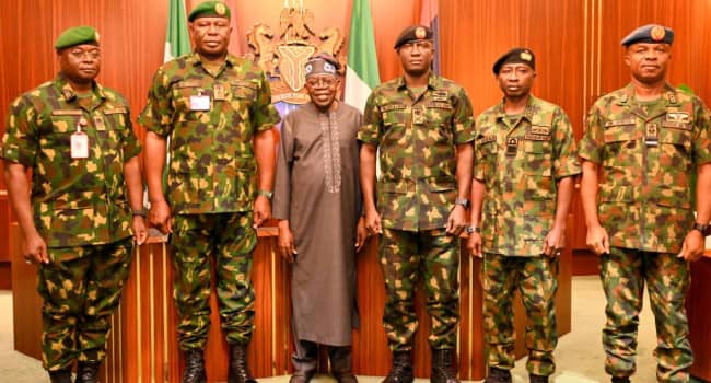 ‘Smash Emerging Threats, Nigerians Want Results’,Tinubu Tells Service Chiefs