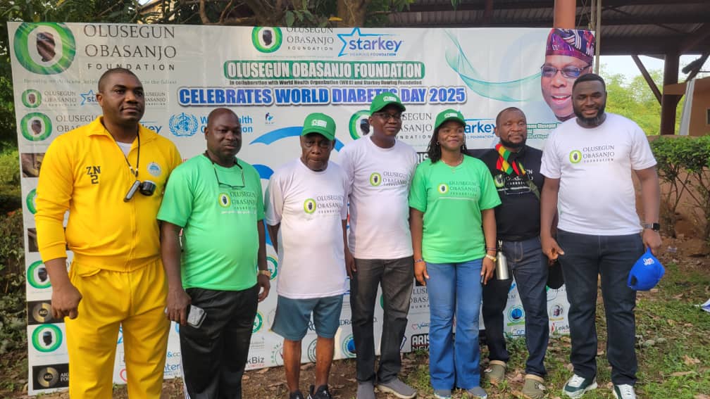 World Diabetes Day: Obasanjo Leads Awareness Walk, Doctors Advocate Healthier Living For Nigerians