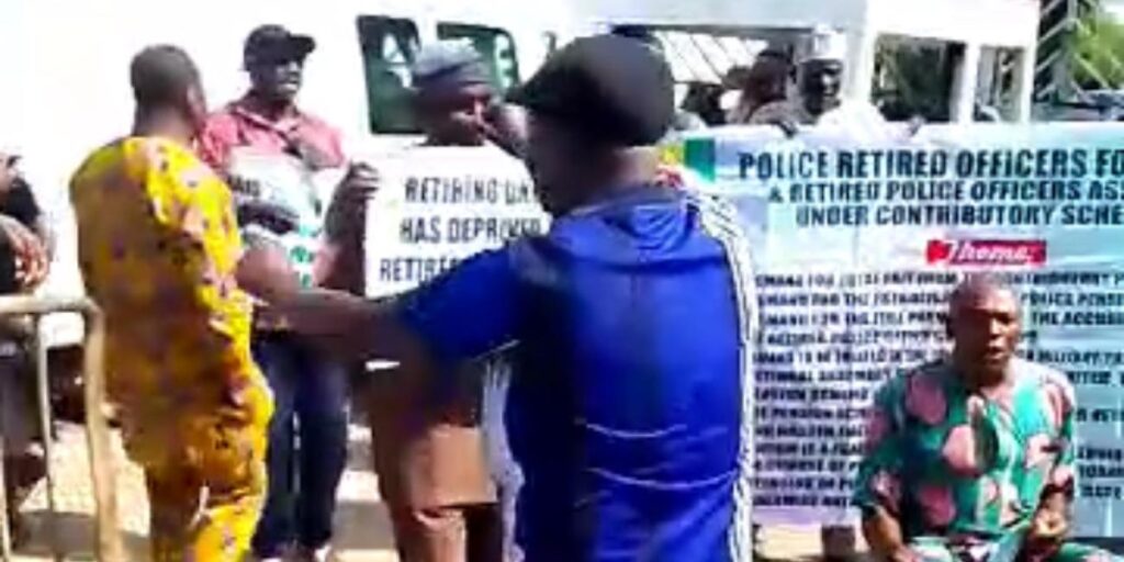 Police Retirees Storm National Assembly, Demand Exit from Contributory Pension Scheme
