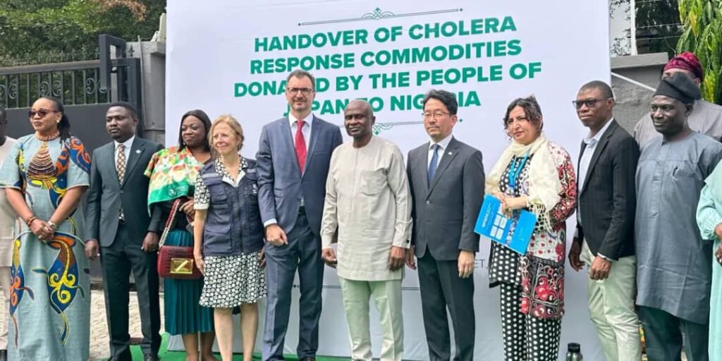 Japan, WHO Donate $500,000 Cholera Response Kits To Nigeria As Death Toll Hits 244