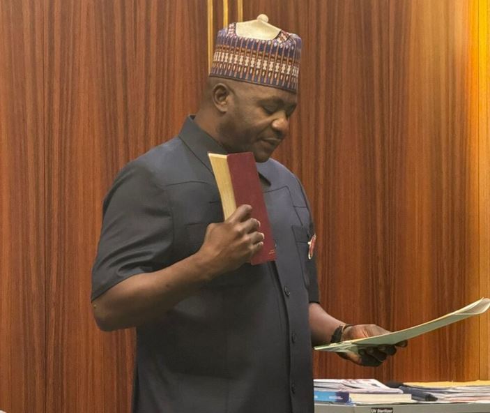 Tinubu Swears In Ex-CDS Christopher Musa As Defence Minister, Orders Tougher Security Oversight