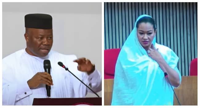 Akpabio Denies Filing Fresh N200bn Suit Against Akpoti-Uduaghan