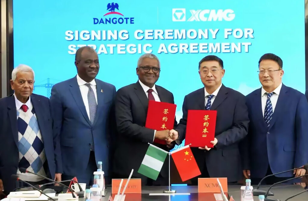Dangote, China’s XCMG Seal Strategic Deal To Boost Africa’s Infrastructure, Mining, Green Projects