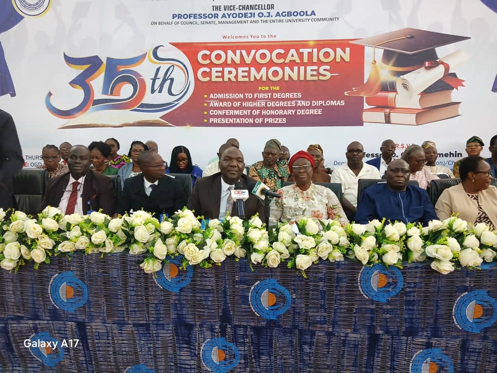 OOU Vice-Chancellor Hails NELFUND As Varsity Graduates 5,808 Students, Honors Business Leader