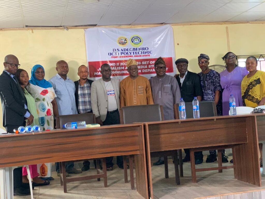 PLATFORM TIMES Editor Inspires Aspiring Journalists At DS Adegbenro Polytechnic