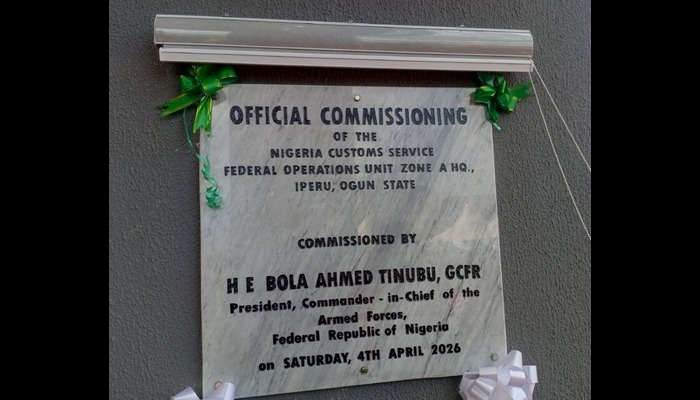 Tinubu Inaugurates N73bn Customs Complex In Ogun Tinubu Inaugurates N73bn Customs Complex In Ogun