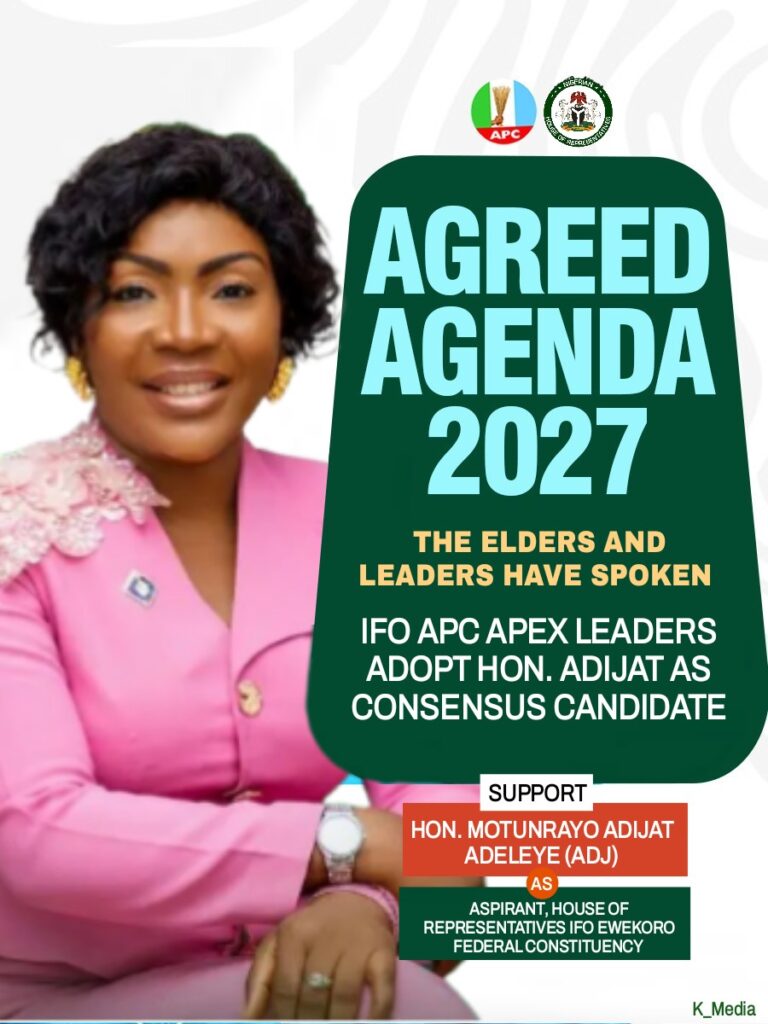 APC Picks Adeleye As Consensus Candidate For Ifo/Ewekoro Constituency
