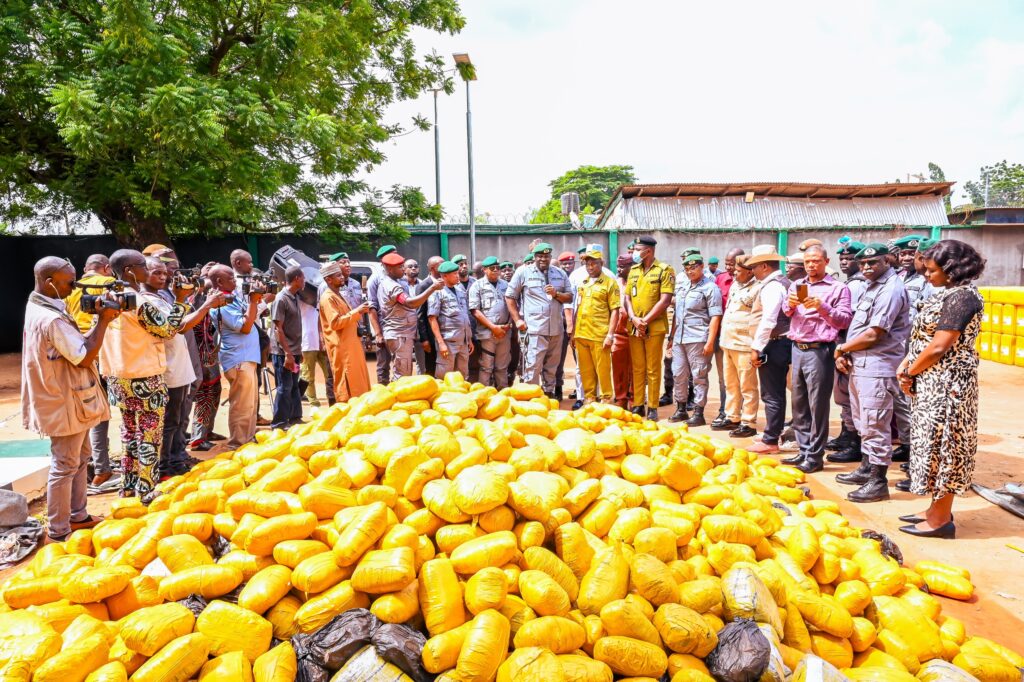Customs Intercepts N6.7bn Cannabis, Rice, Others In Ogun Border Crackdow
