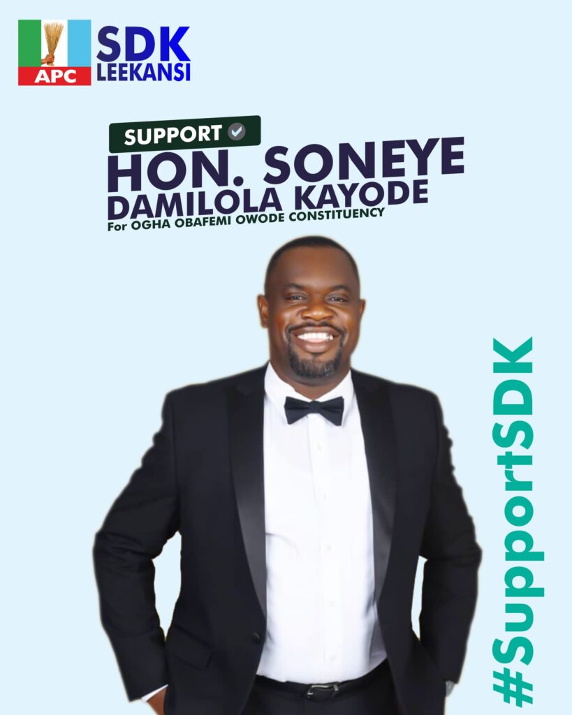 APC Picks Soneye Damilola  For Obafemi Owode Constituency Election