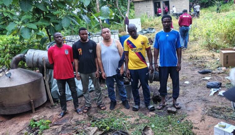NDLEA Uncovers Massive Forest Meth Lab In Oyo, Seizes Billions In Drugs NDLEA Uncovers Massive Forest Meth Lab In Oyo, Seizes Billions In Drugs