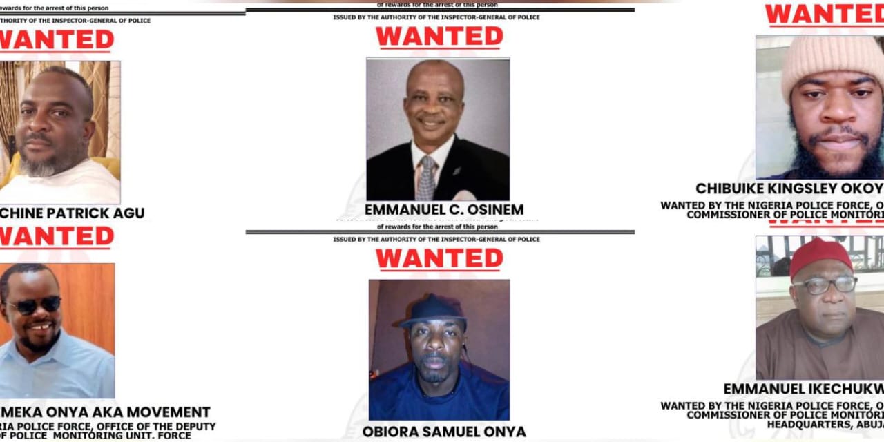 Police Declare Six Anambra Men Wanted Over Alleged Cyberstalking, Criminal Conspiracy Police Declare Six Anambra Men Wanted Over Alleged Cyberstalking, Criminal Conspiracy