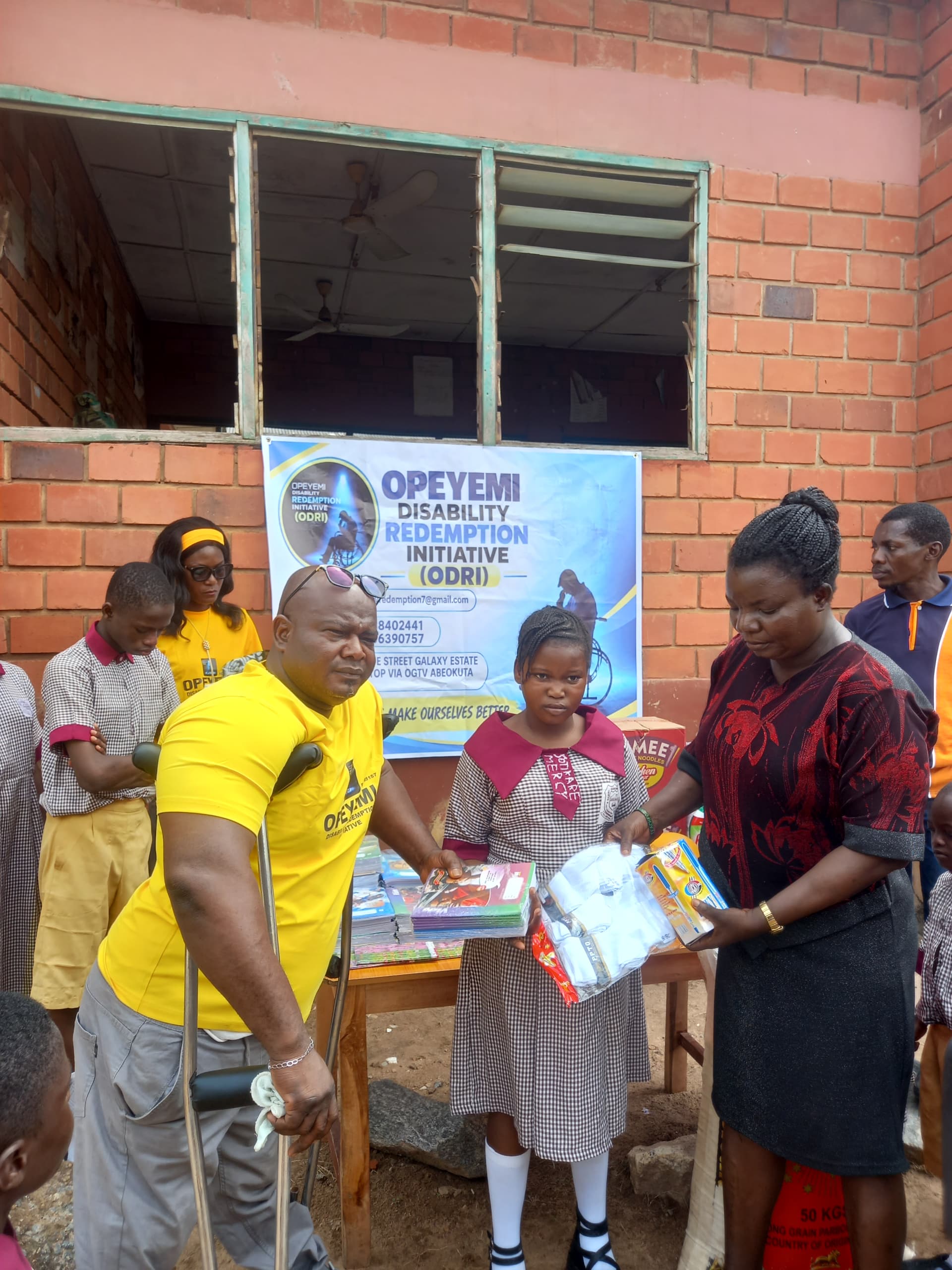Disability: NGO Donates Food, Learning Materials, Sports Equipment To Ogun Special School Disability: NGO Donates Food, Learning Materials, Sports Equipment To Ogun Special School