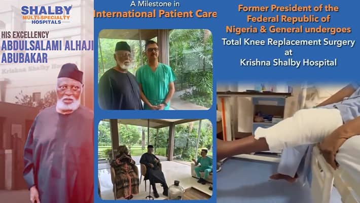 Indian Hospital Uses Abdulsalami Abubakar’s Knee Surgery In Advert Indian Hospital Uses Abdulsalami Abubakar’s Knee Surgery In Advert