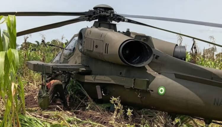 Two Days After Ondo Crash, NAF Helicopter Lands Abruptly In Benue Two Days After Ondo Crash, NAF Helicopter Lands Abruptly In Benue